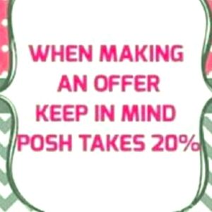 Keep in mind Poshmark takes 20% of a sale.